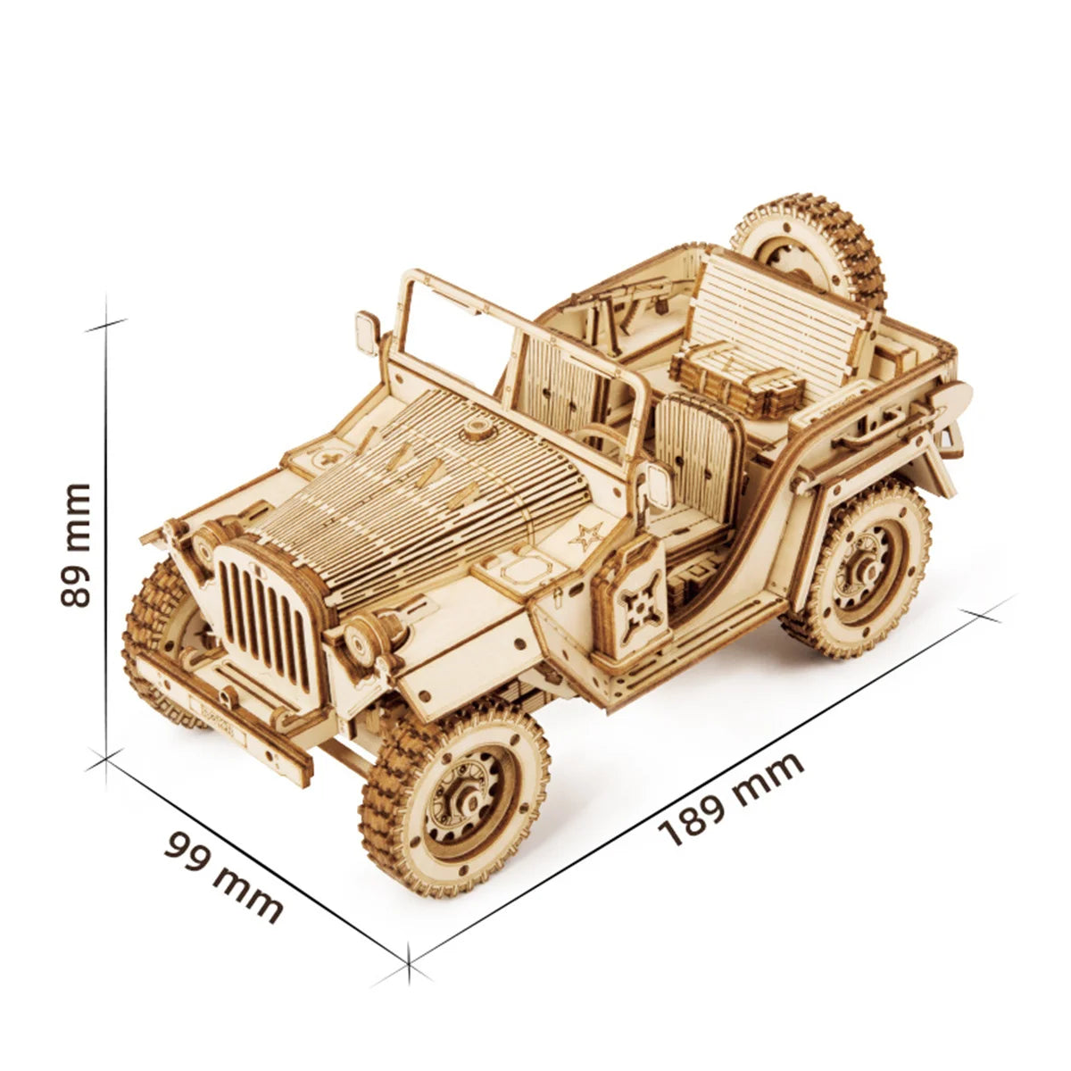 Vintage Transportation Wooden Model Puzzles - 1:15 Scale Building Kits
