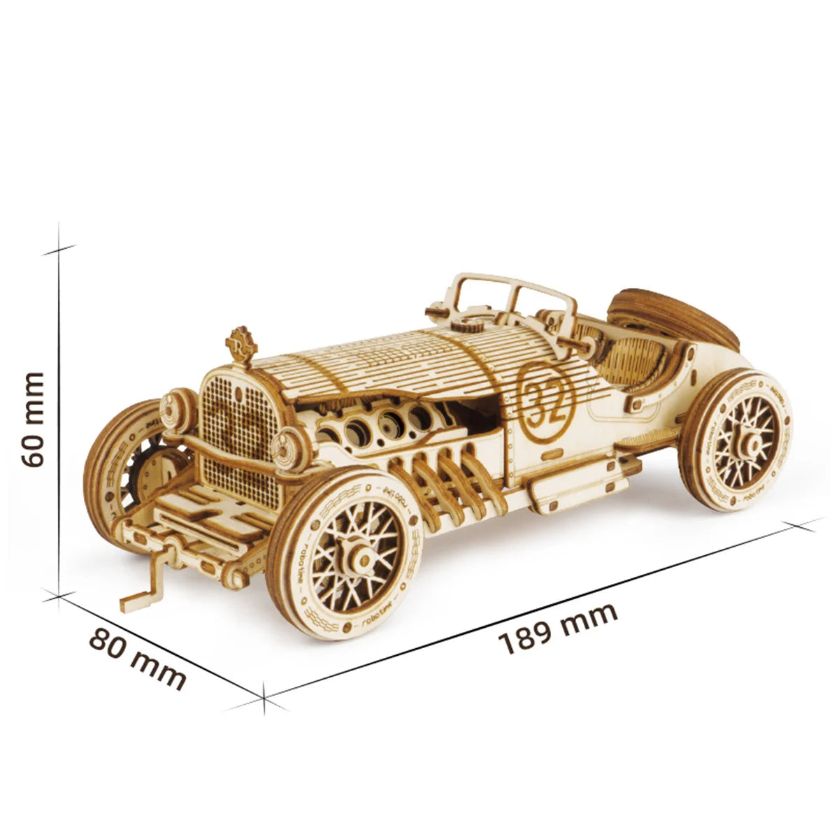 Vintage Transportation Wooden Model Puzzles - 1:15 Scale Building Kits