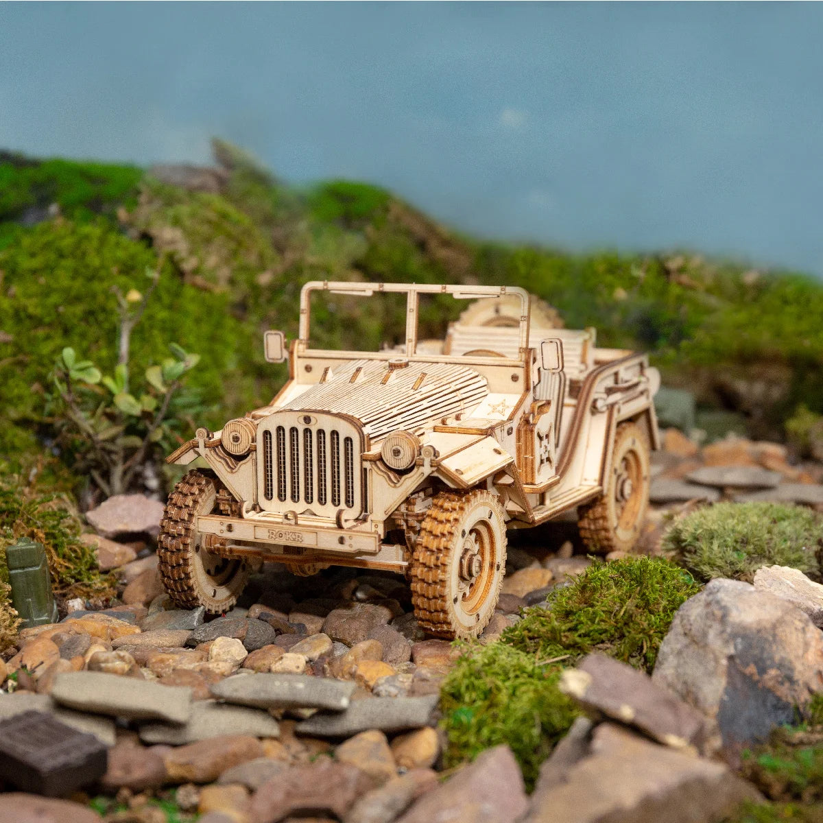 Vintage Transportation Wooden Model Puzzles - 1:15 Scale Building Kits