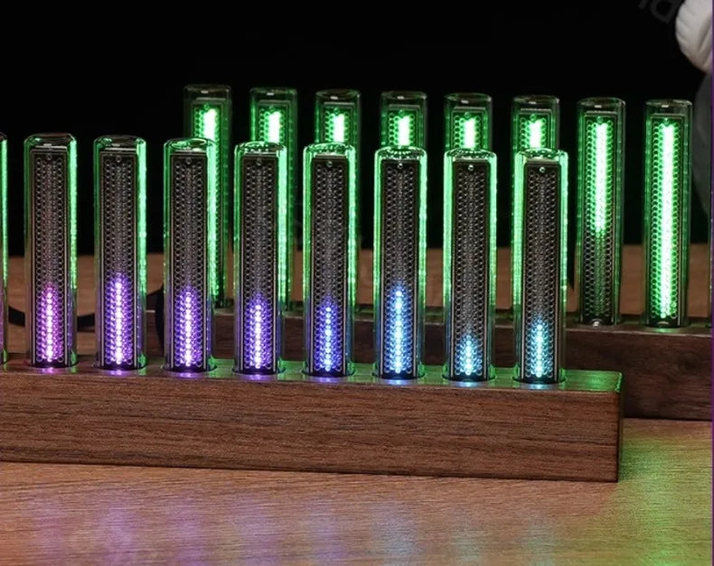 Nixie Glass Tube Music Visualizer – Hand-Crafted Retro Tech With Modern LED Magic