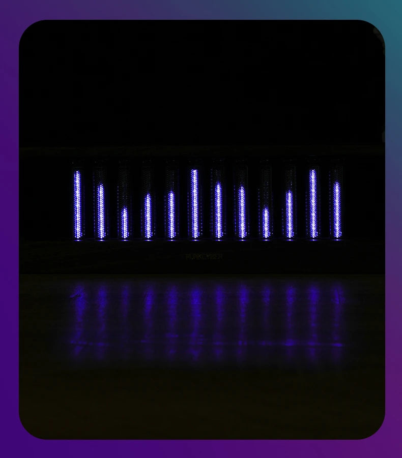 Nixie Glass Tube Music Visualizer – Hand-Crafted Retro Tech With Modern LED Magic