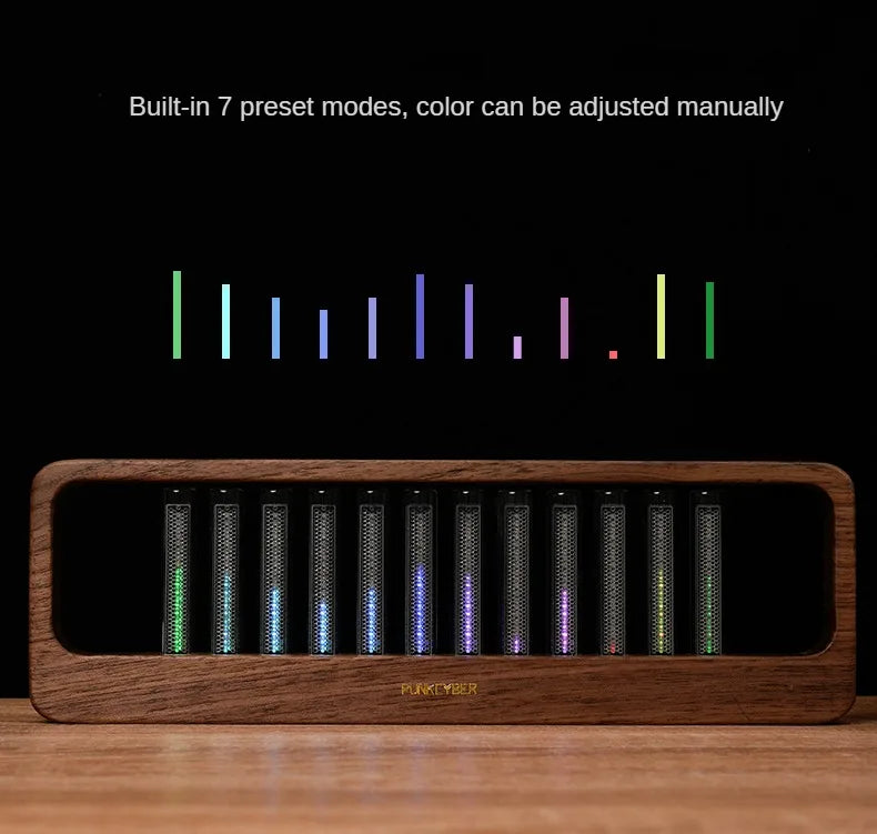 Nixie Glass Tube Music Visualizer – Hand-Crafted Retro Tech With Modern LED Magic