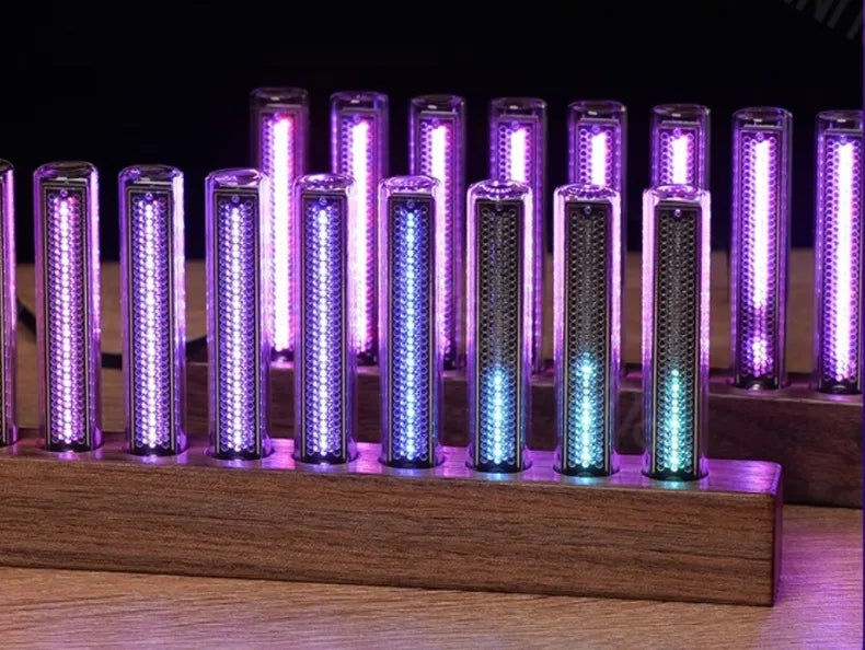 Nixie Glass Tube Music Visualizer – Hand-Crafted Retro Tech With Modern LED Magic