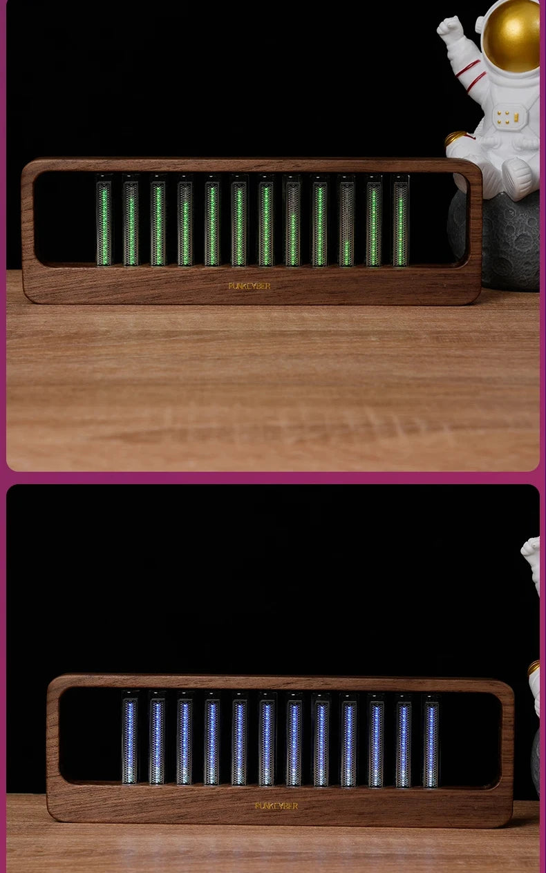 Nixie Glass Tube Music Visualizer – Hand-Crafted Retro Tech With Modern LED Magic
