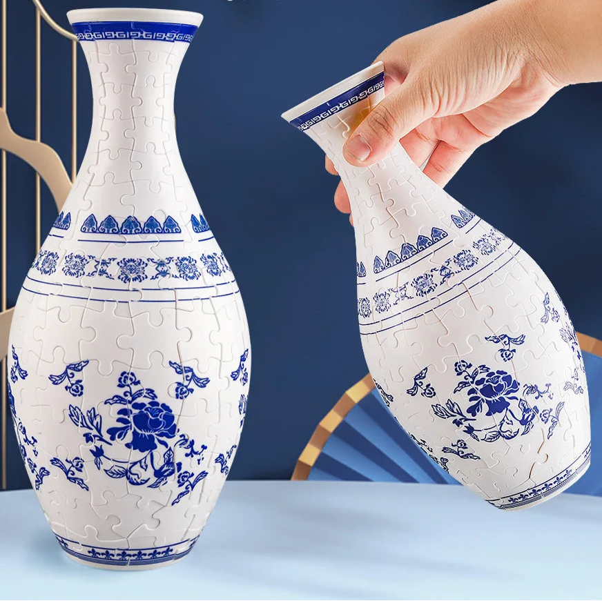 3D Vase Jigsaw Puzzle
