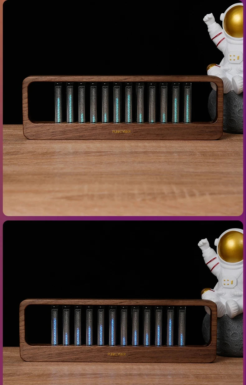 Nixie Glass Tube Music Visualizer – Hand-Crafted Retro Tech With Modern LED Magic