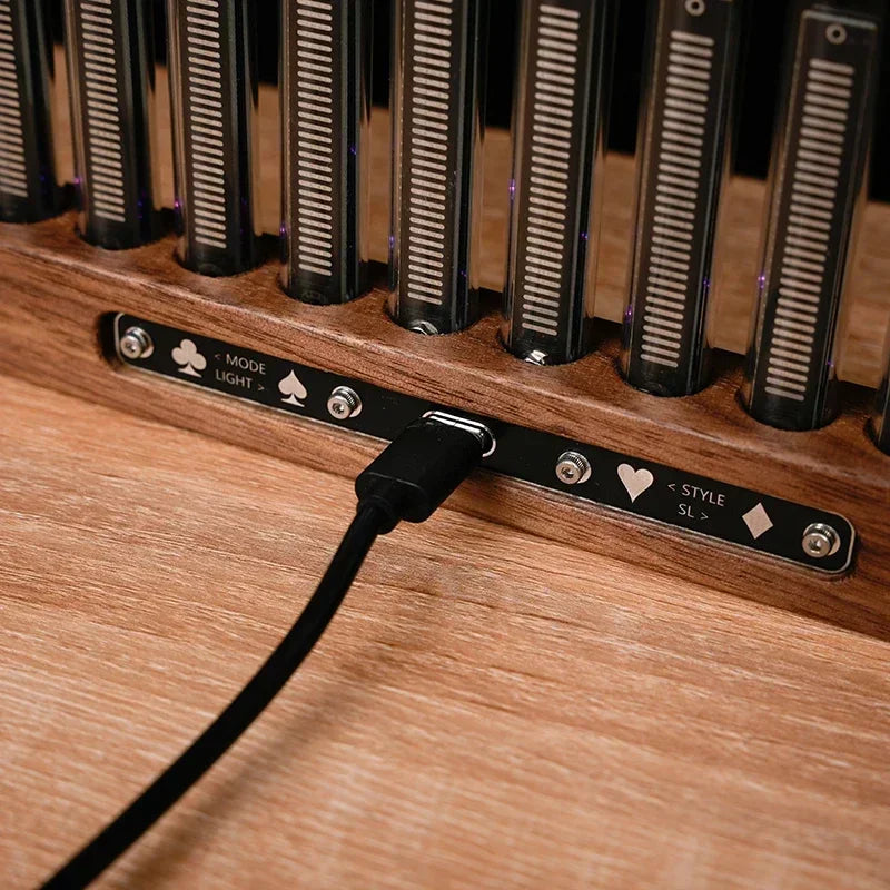 Nixie Glass Tube Music Visualizer – Hand-Crafted Retro Tech With Modern LED Magic