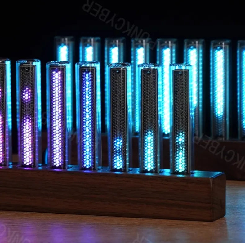 Nixie Glass Tube Music Visualizer – Hand-Crafted Retro Tech With Modern LED Magic