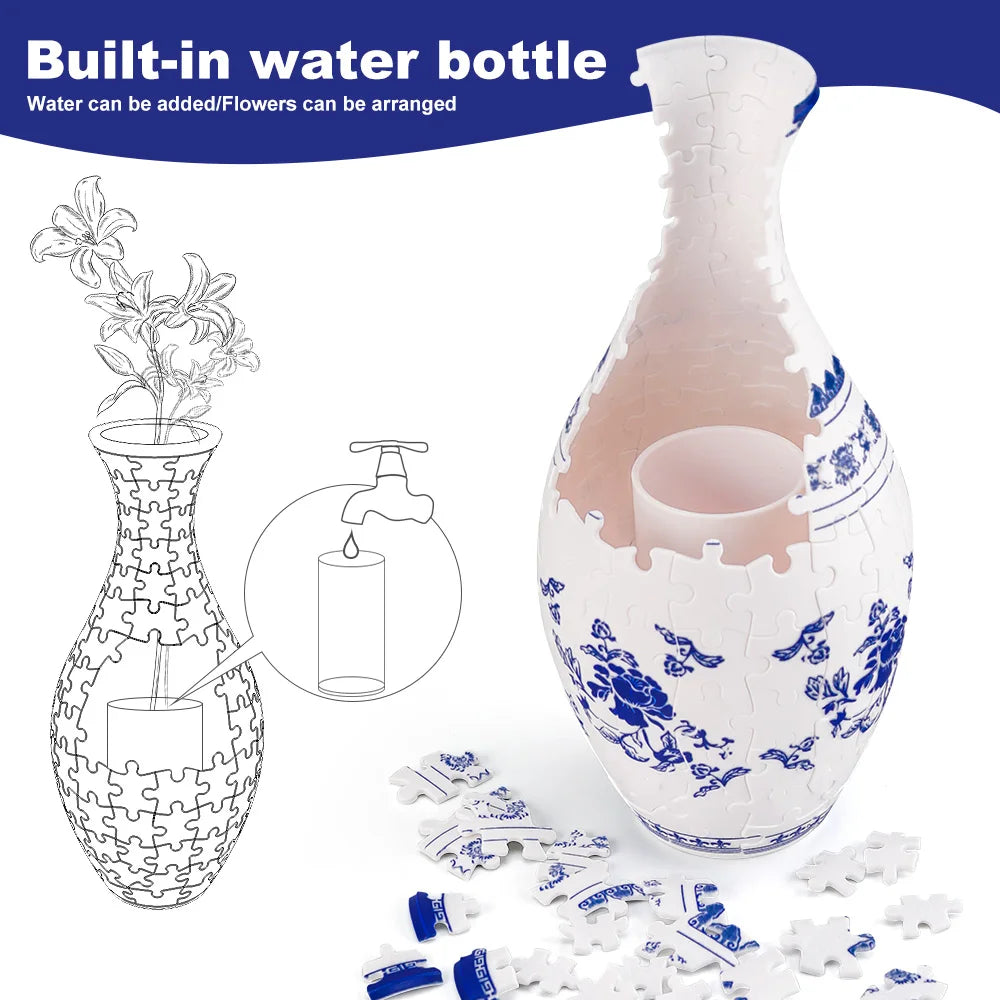 3D Vase Jigsaw Puzzle
