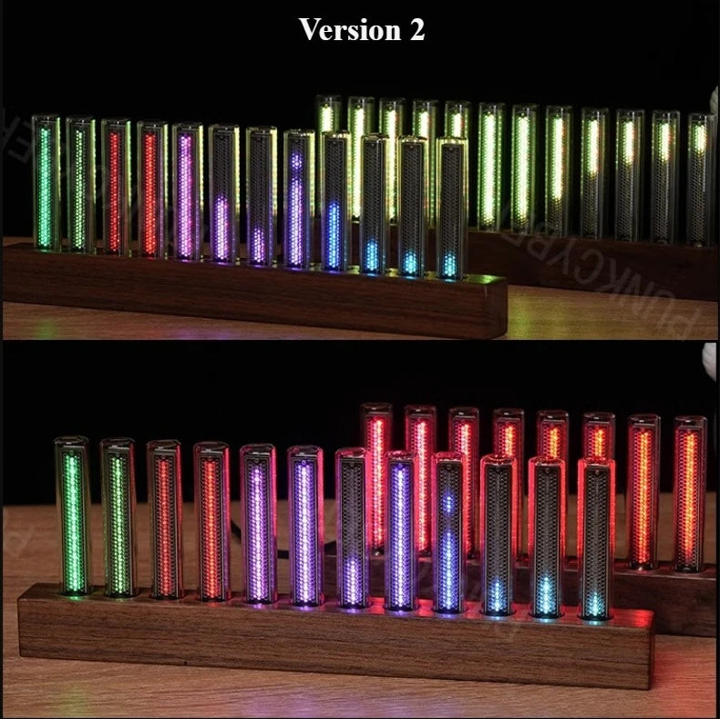 Nixie Glass Tube Music Visualizer – Hand-Crafted Retro Tech With Modern LED Magic